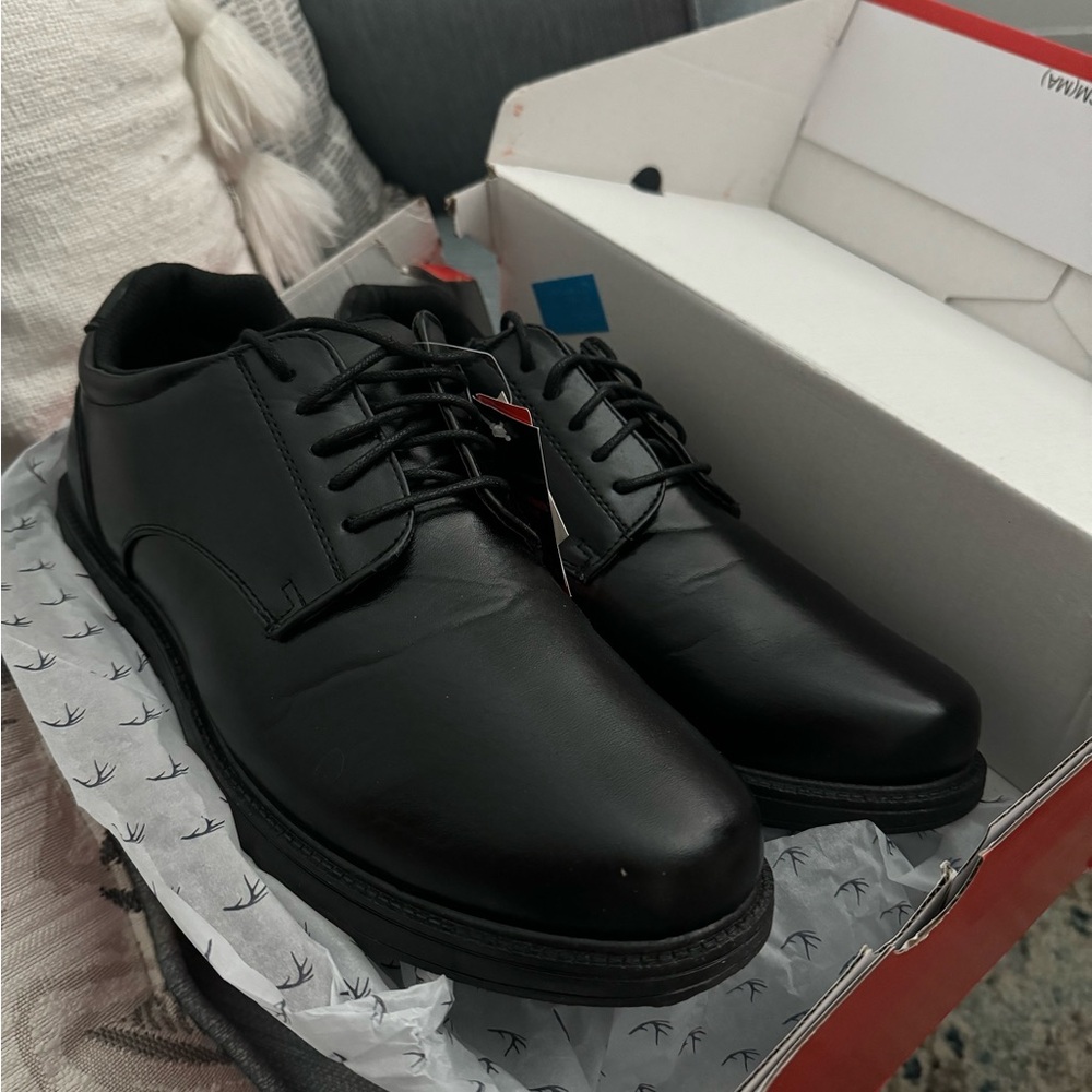 Deer Stags Crown Black Shoes